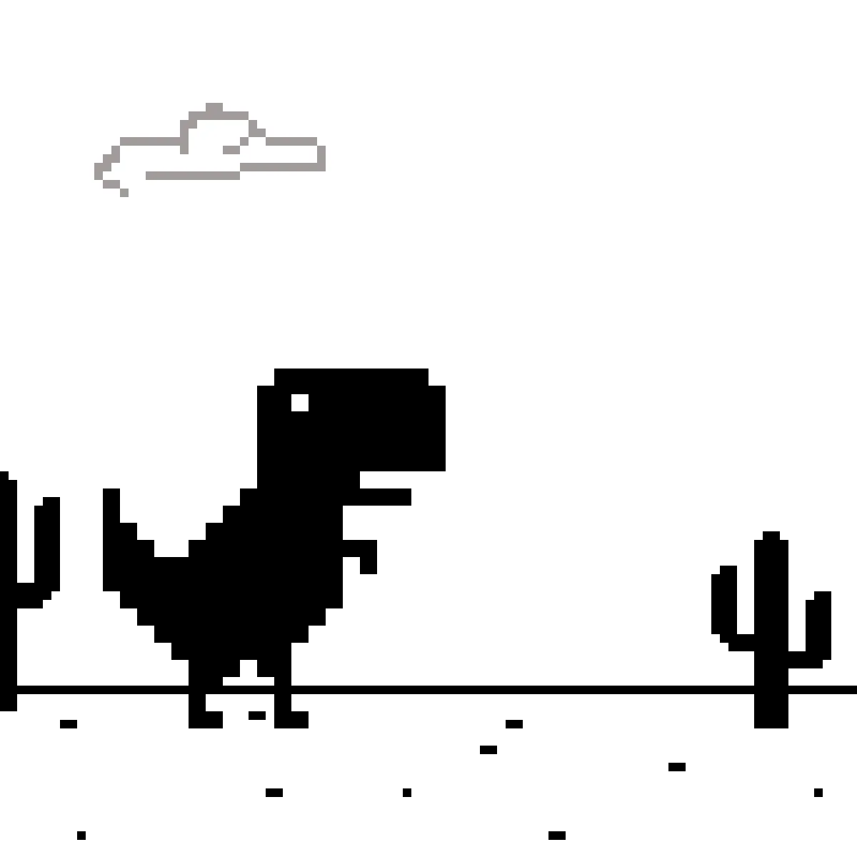 Play Chrome Dino Game now!