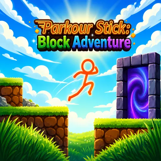 Play Parkour Stick: Block Adventure now!