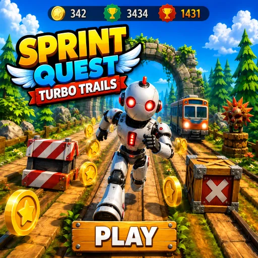 Play Sprint Quest - Turbo Trails now!
